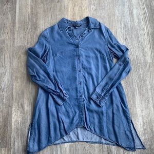 Zac & Rachel overside chambray shirt